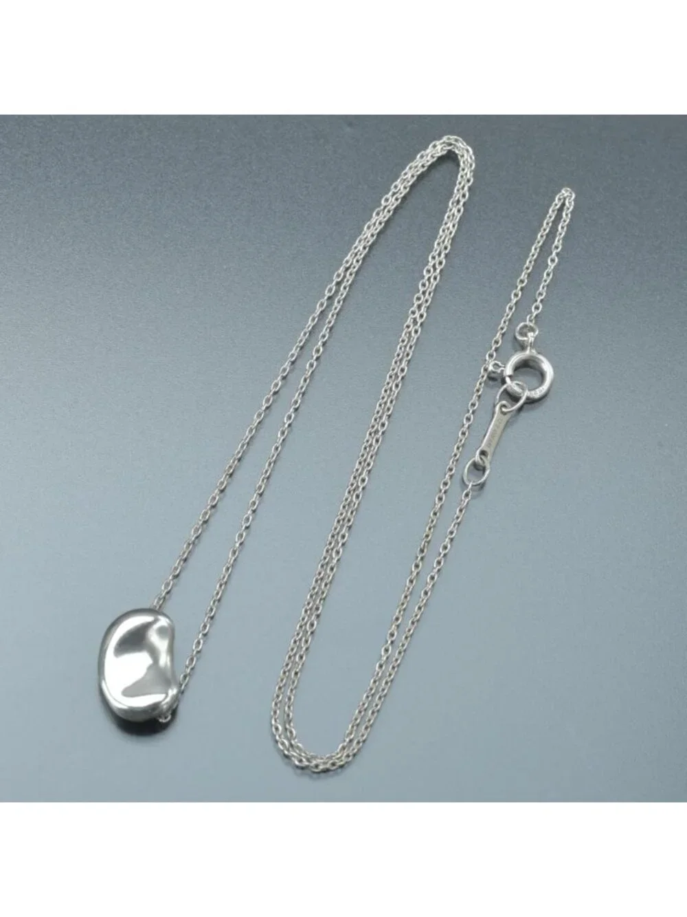 Tiffany & Co Bean S Necklace 925 Sterling Silver